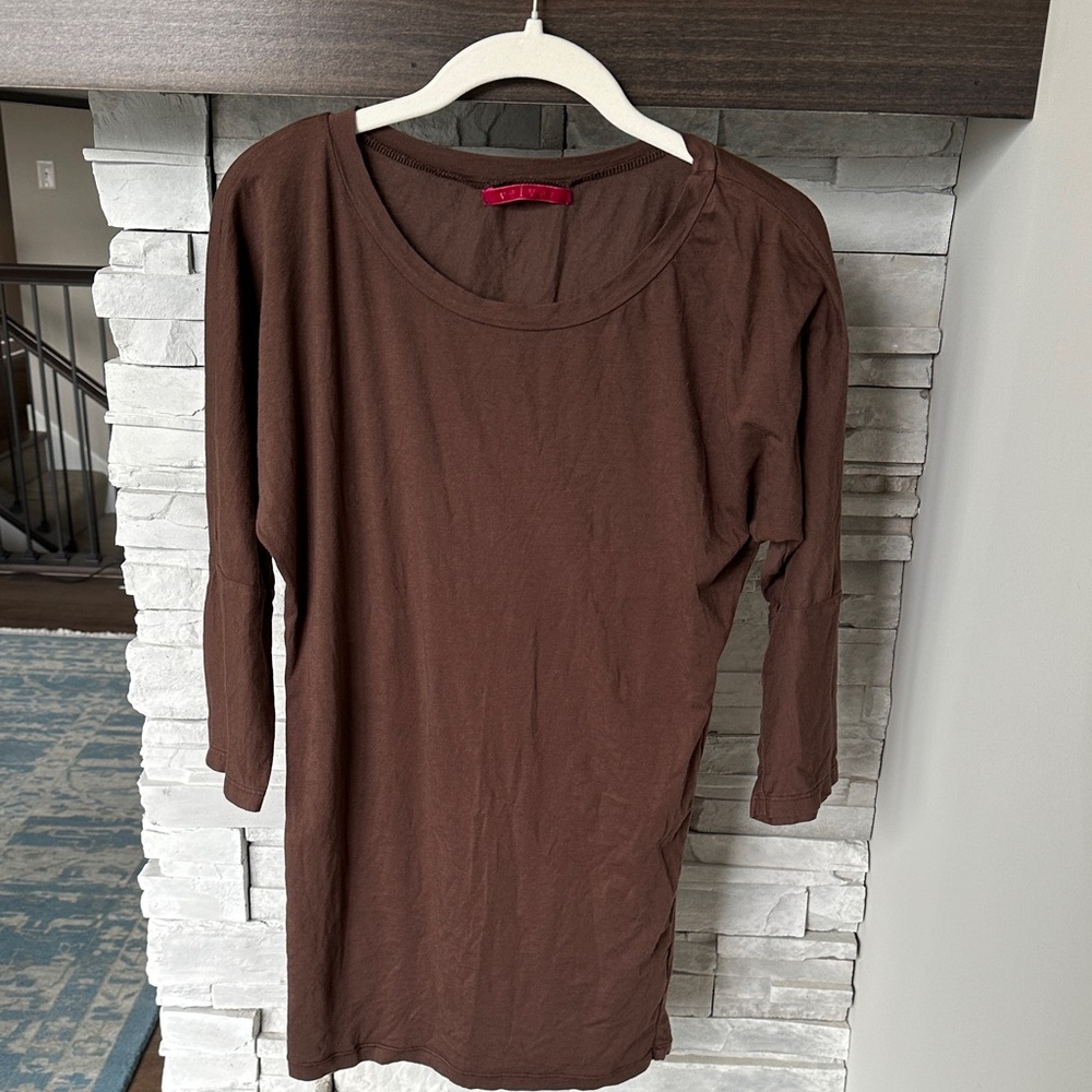 Velvet Chocolate 3/4 Sleeve Women's Top